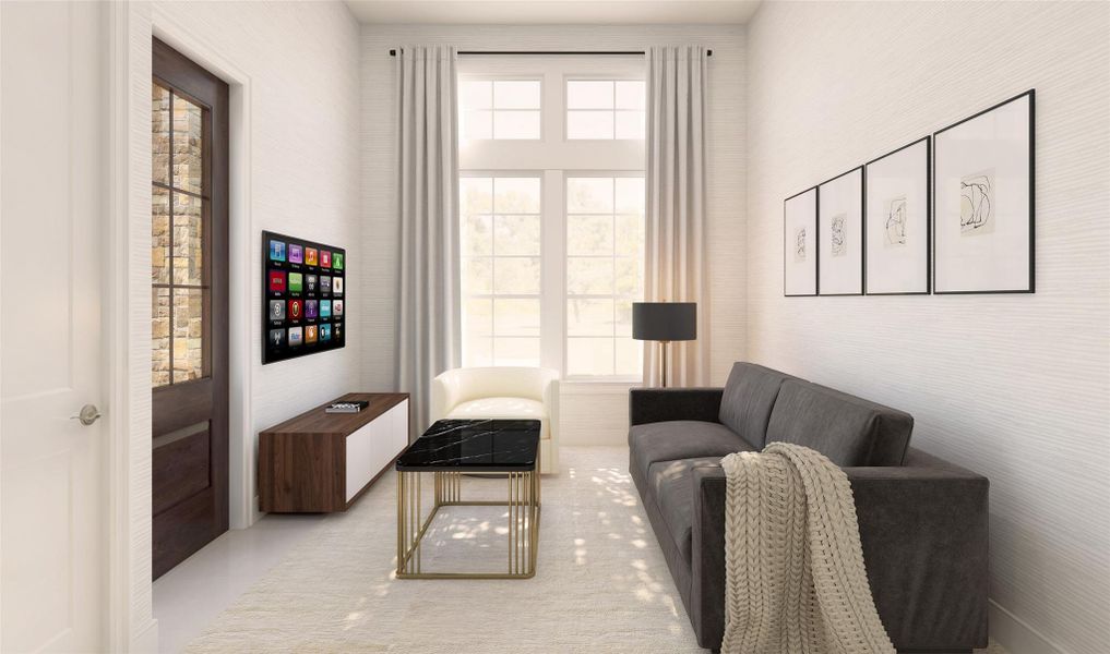 Extra Suite living room (*Artist rendering used for illustration purposes only.) Extra Suite living room (*Artist rendering used for illustration purposes only.)