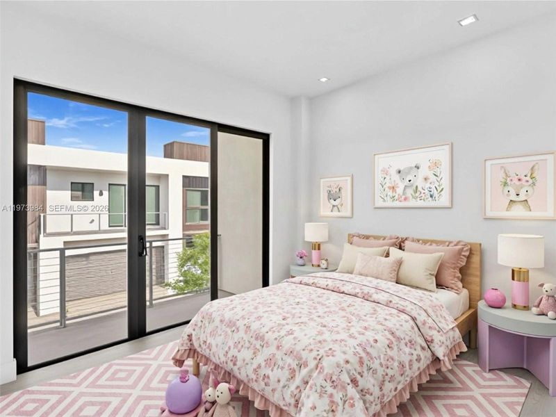 Furnished interior view inside a new home in , Dania Beach (Image 10). Furnished interior view inside a new home in , Dania Beach (Image 10).