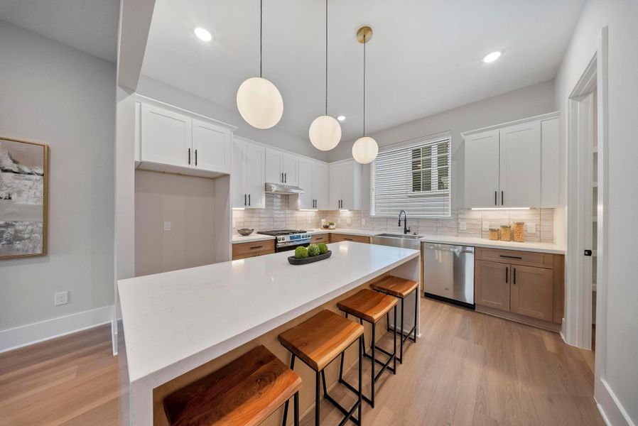 Furnished interior view inside a new home in Skyline Homes at Lou Ellen, Houston (Image 19).