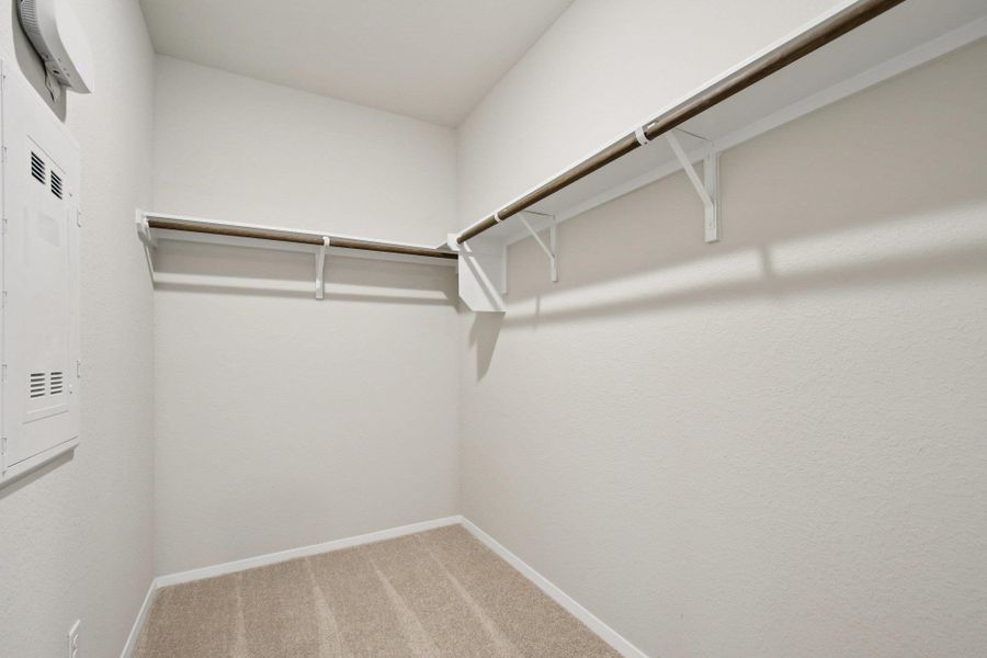 Walk-in closet in Primary Bedroom