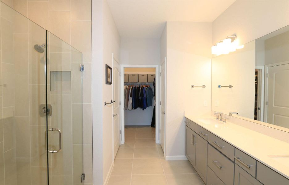 Furnished interior view inside a new home in Del Webb Tradition, Port St. Lucie (Image 29).