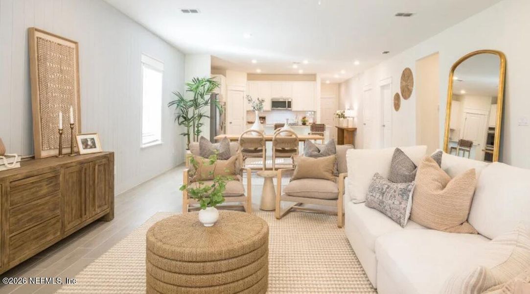 Furnished interior view inside a new home in , Jacksonville (Image 23).