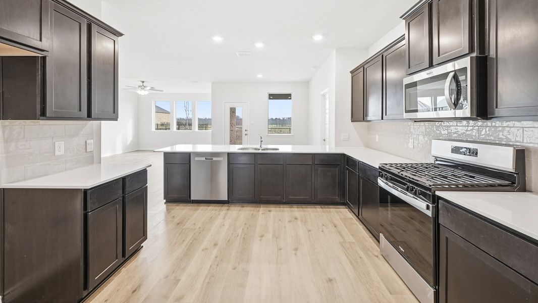 Furnished interior view inside a new home in Lilybrooke at Legacy Hills, Celina (Image 3).