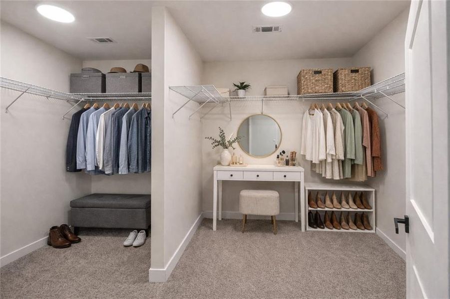 Furnished interior view inside a new home in , Decatur (Image 9).