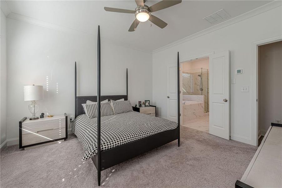 Furnished interior view inside a new home in , Suwanee (Image 26).
