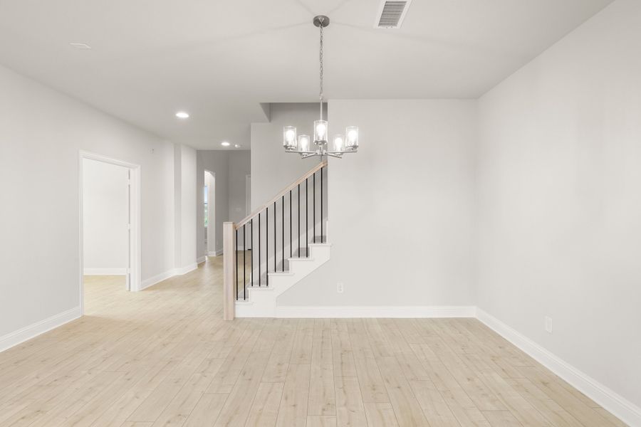 Representative unfurnished interior of a home built from the Hero by Rockwell Homes in Creekside, Royse City (Image 74). Representative unfurnished interior of a home built from the Hero by Rockwell Homes in Creekside, Royse City (Image 74).