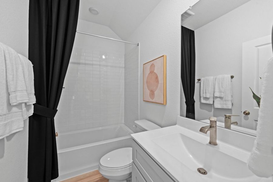 Representative furnished interior of a home built from the Jayton by Pulte Homes in Pulte Homes at Two Step Farm, Montgomery (Image 35). Representative furnished interior of a home built from the Jayton by Pulte Homes in Pulte Homes at Two Step Farm, Montgomery (Image 35).