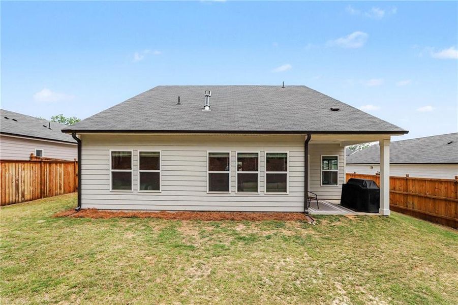 Exterior details and patio area of a home in , Canton (Image 3).