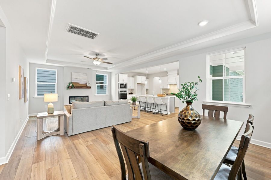Representative furnished interior of a home built from the The Oakmont A by Davidson Homes LLC in Bradshaw Farms, Mount Juliet (Image 16).