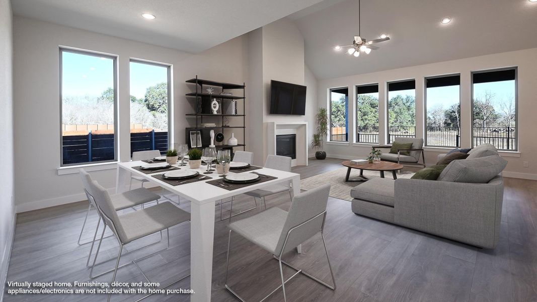 Furnished interior view inside a new home in Juniper Springs, Lockhart (Image 5).