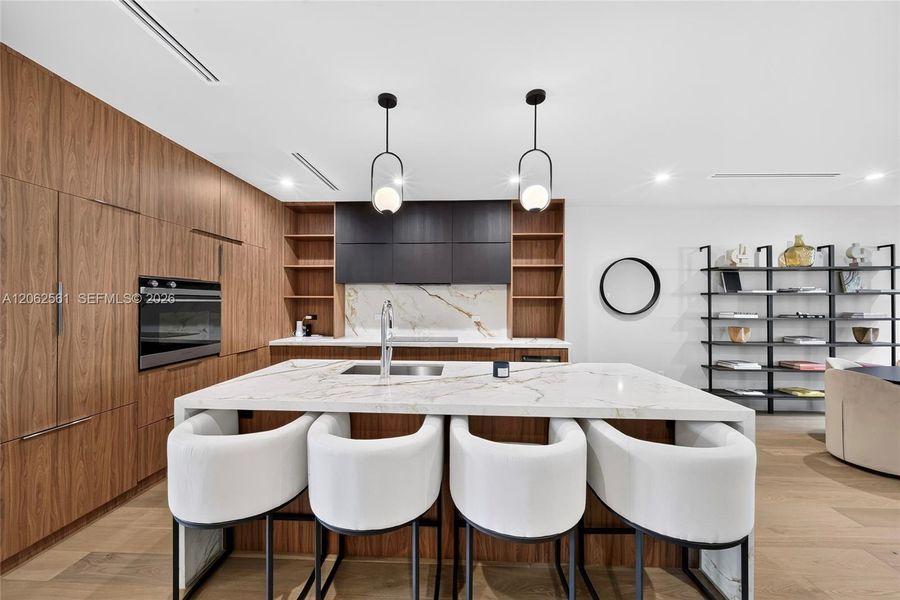 Furnished interior view inside a new home in , Miami (Image 20).