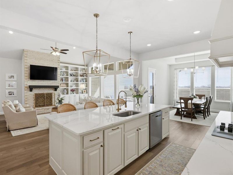 Furnished interior view inside a new home in , New Fairview (Image 11).