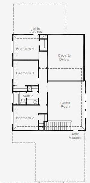 2D floor plan layout of this home in , Spring, TX (Image 2). 2D floor plan layout of this home in , Spring, TX (Image 2).