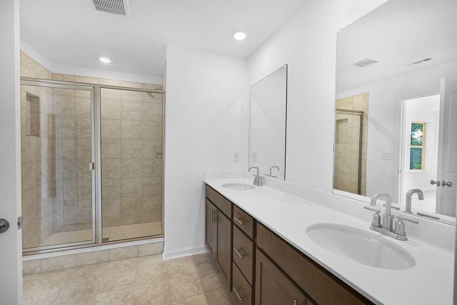 Furnished interior view inside a new home in Hampton Trace, Marietta (Image 7).
