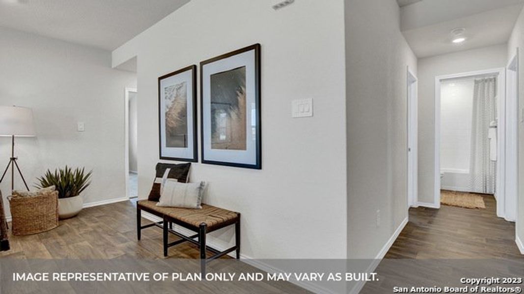 Furnished interior view inside a new home in Navarro Fields, Seguin (Image 25).