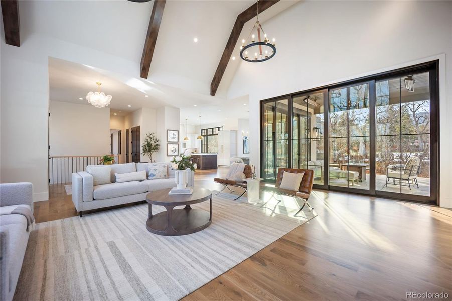 Furnished interior view inside a new home in , Colorado Springs (Image 29).