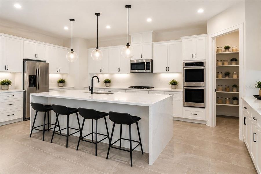 Furnished interior view inside a new home in , Lakeland (Image 3).