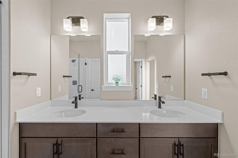 Furnished interior view inside a new home in Painted Prairie, Aurora (Image 12).