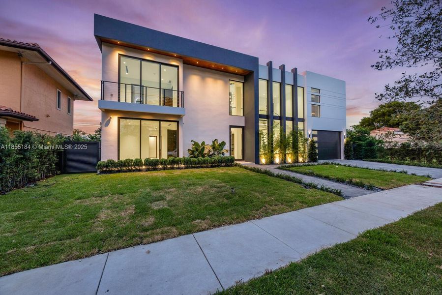 Front exterior of a new home in , Miami, FL, highlighting curb appeal (Image 30). Front exterior of a new home in , Miami, FL, highlighting curb appeal (Image 30).