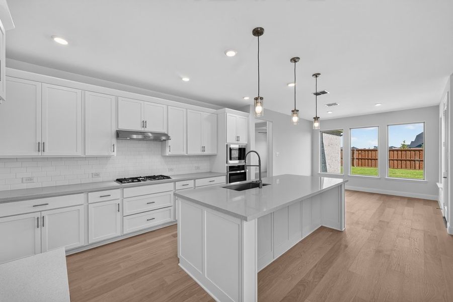 Furnished interior view inside a new home in Cross Creek Meadows, Celina (Image 8).