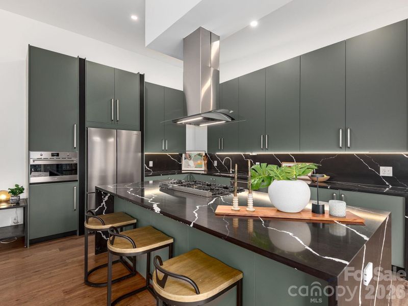 Furnished interior view inside a new home in , Mills River (Image 9).