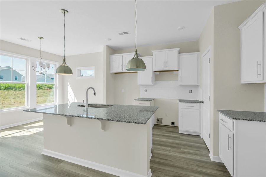 Furnished interior view inside a new home in Brownstone Park, Easley (Image 5).