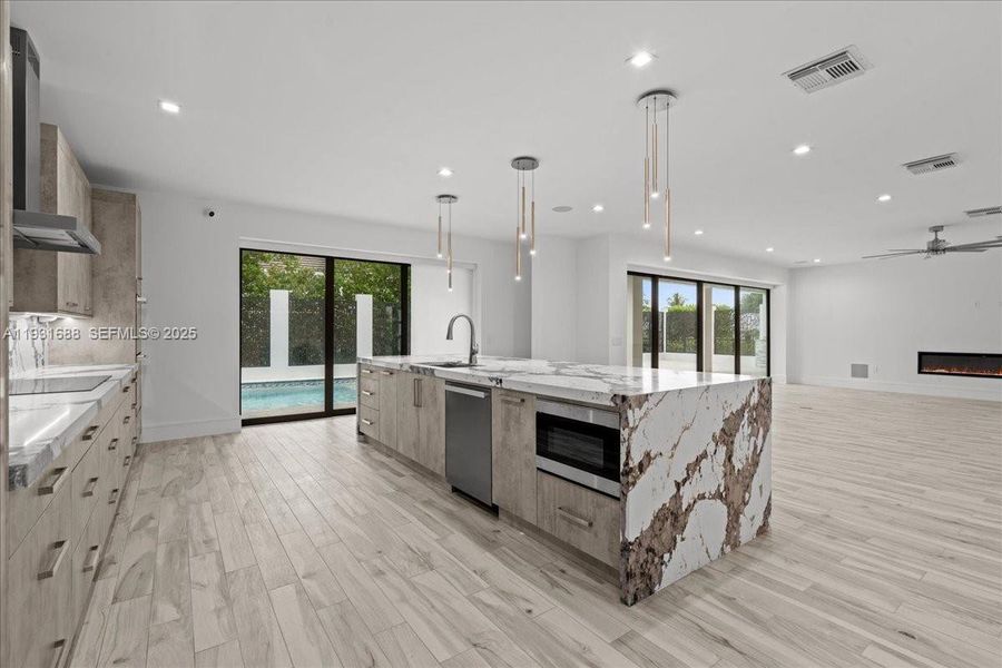 Furnished interior view inside a new home in , Naples (Image 10).