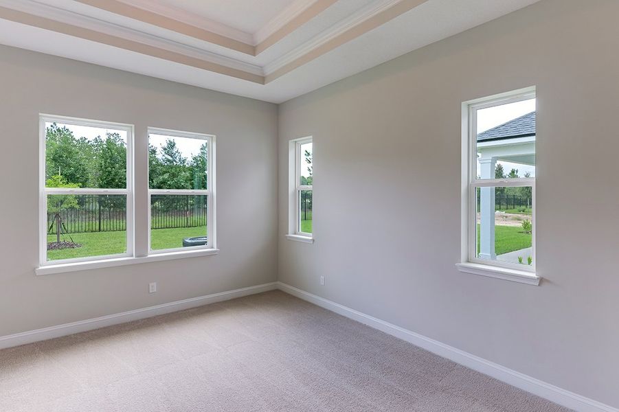 Representative unfurnished interior of a home built from the Washington by Riverside Homes in Hidden Creek at SilverLeaf Phase 2, St. Augustine (Image 17). Representative unfurnished interior of a home built from the Washington by Riverside Homes in Hidden Creek at SilverLeaf Phase 2, St. Augustine (Image 17).