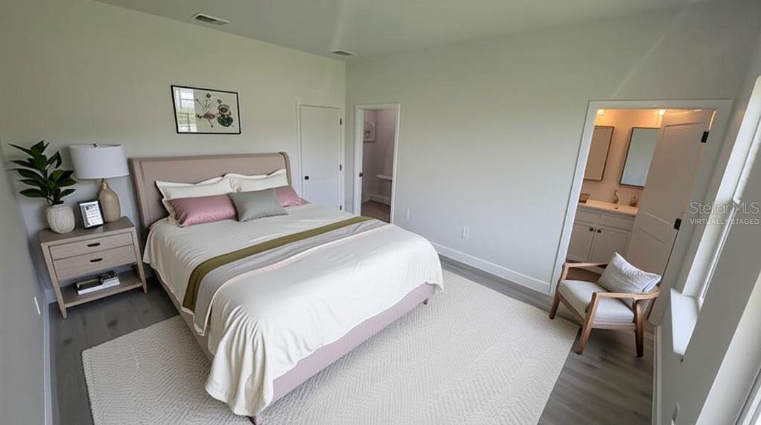 Primary Bedroom - Virtually Staged Primary Bedroom - Virtually Staged