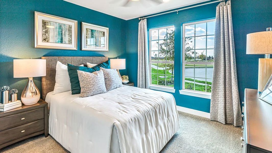 Furnished interior view inside a new home in Avalon at Cypress, Cypress (Image 33).