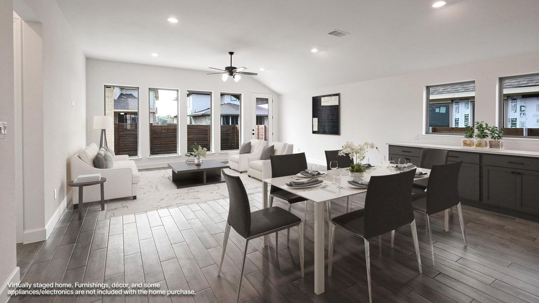 Furnished interior view inside a new home in Juniper Springs, Lockhart (Image 5).