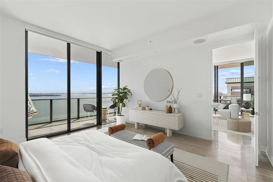 Furnished interior view inside a new home in , Tampa (Image 17).