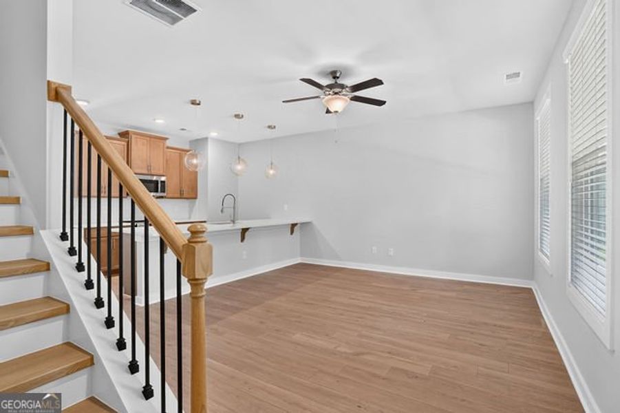 Spacious, unfurnished interior of a new home in The Cottages at East Lanier, Fayetteville (Image 10). Spacious, unfurnished interior of a new home in The Cottages at East Lanier, Fayetteville (Image 10).