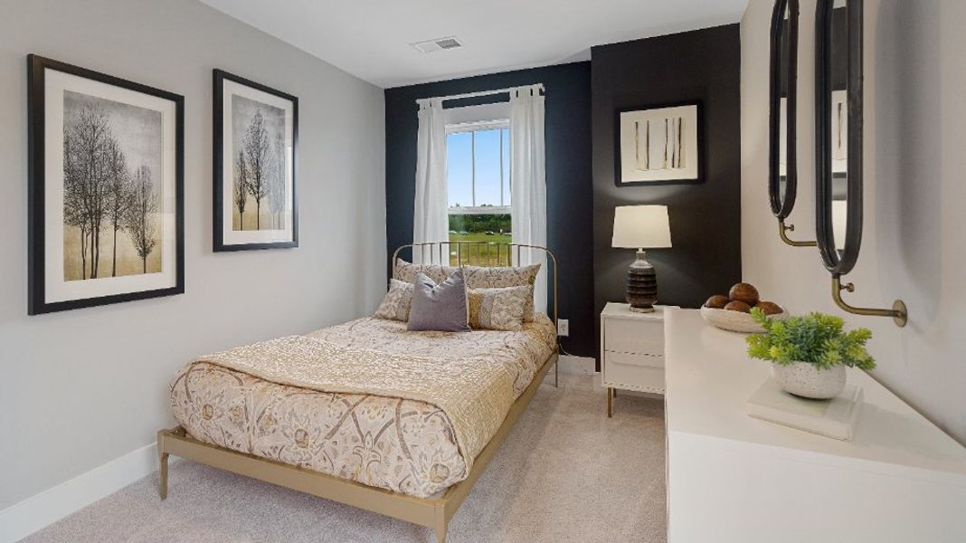 Furnished interior view inside a new home in Sidney Creek Townhomes, Zebulon (Image 18).