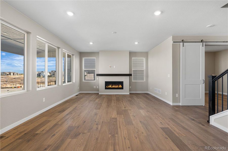 Spacious, unfurnished interior of a new home in Portrait at The Canyons, Castle Pines (Image 23).