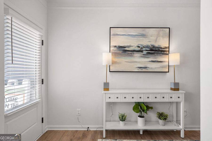 Furnished interior view inside a new home in Bryson Farms, Byron (Image 11).