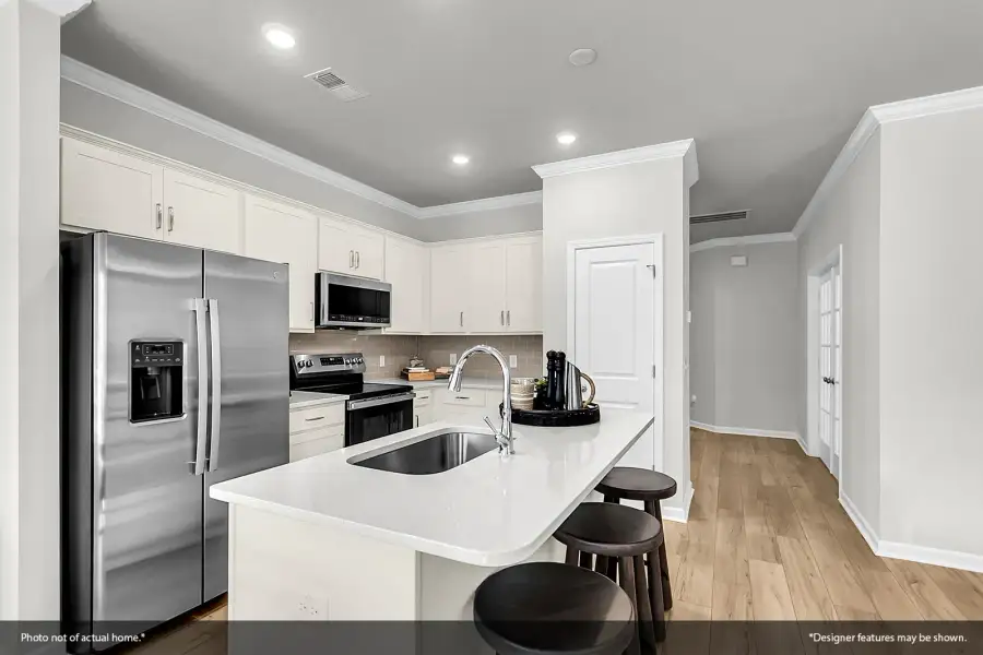 Furnished interior view inside a new home in Central Creek, Goose Creek (Image 6).