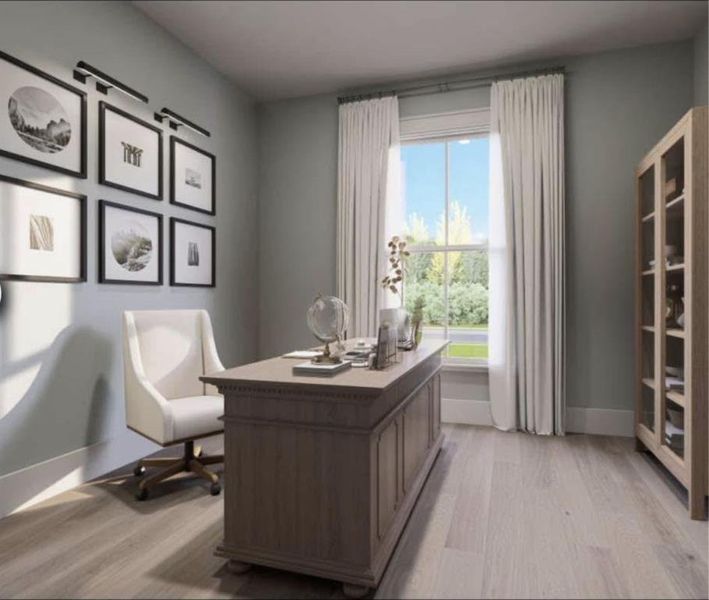 Furnished interior view inside a new home in , Bluff Dale (Image 4).