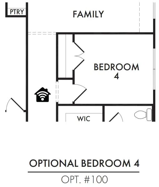 Bedroom 4 (eliminates Dining Room)