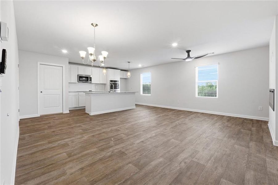 Spacious, unfurnished interior of a new home in Jones Crossing, Hogansville (Image 13). Spacious, unfurnished interior of a new home in Jones Crossing, Hogansville (Image 13).