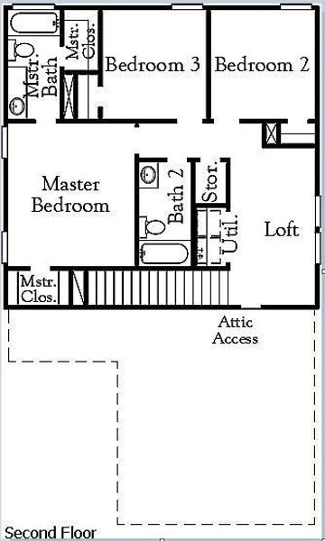 2D floor plan layout of this home in Creekhaven, Rosharon, TX (Image 5). 2D floor plan layout of this home in Creekhaven, Rosharon, TX (Image 5).