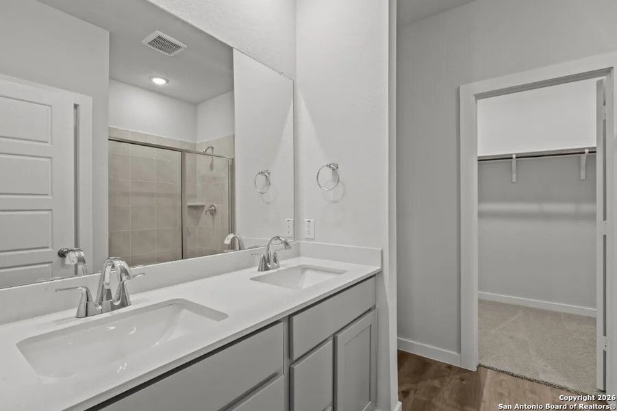 Furnished interior view inside a new home in Summerlin, San Antonio (Image 6).