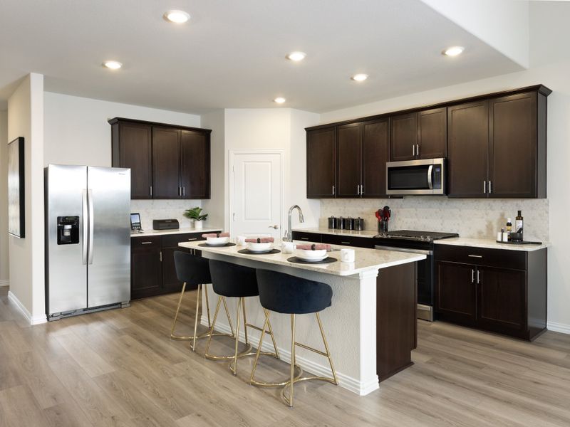 Furnished interior view inside a new home in Southridge - Signature Series, McKinney (Image 4).