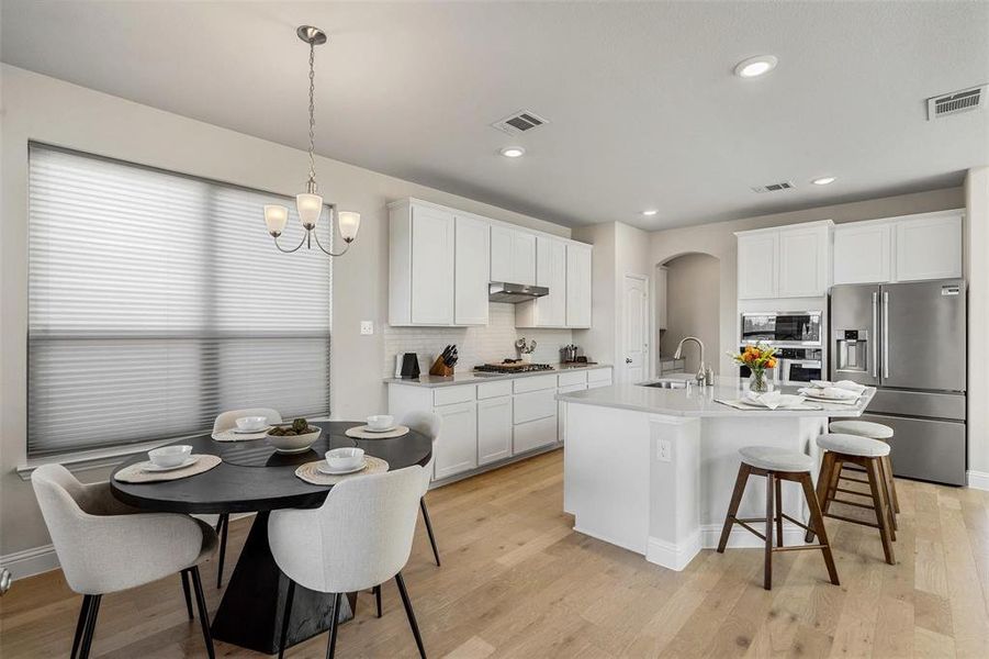 Furnished interior view inside a new home in , Justin (Image 5). Furnished interior view inside a new home in , Justin (Image 5).