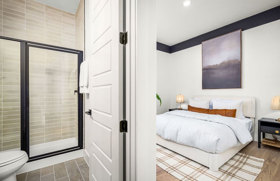 Secondary Guest Bedroom with Private Bath Secondary Guest Bedroom with Private Bath