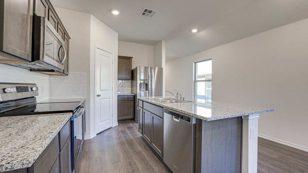 Furnished interior view inside a new home in Blackhawk, Tucson (Image 4). Furnished interior view inside a new home in Blackhawk, Tucson (Image 4).