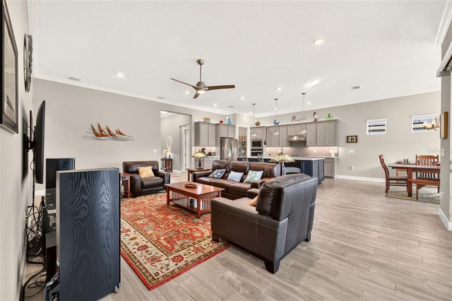 Furnished interior view inside a new home in , Ocala (Image 14).