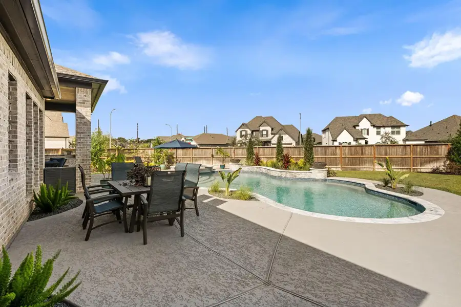 Exterior details and patio area of a home in , Fulshear (Image 4).