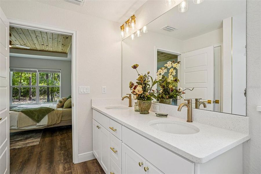 Furnished interior view inside a new home in , Citrus Springs (Image 48).