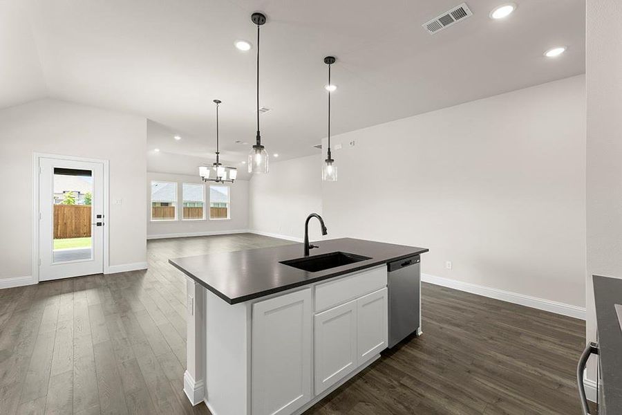 Furnished interior view inside a new home in Walden Pond, Forney (Image 7).